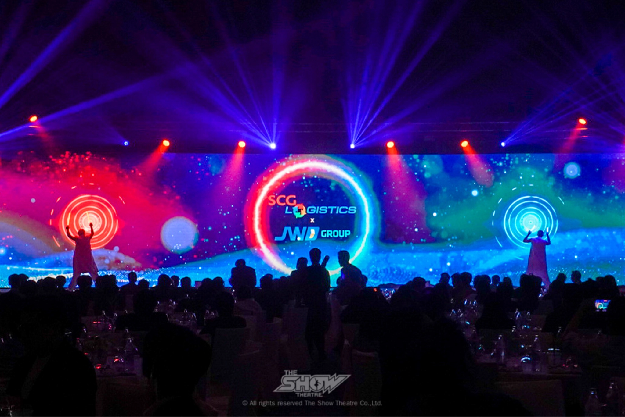Interactive drum show